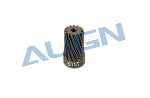 Align Шестерня ведущая косозубая 15T, T-Rex 600