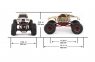 Краулер Remo Hobby Mountain Lion Xtreme 4WD 4WS (влагозащита)