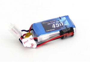 Gens Ace Аккумулятор Li-Po - 11.1В 450мАч 25C (3S1P)