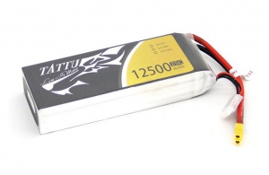 TATTU Li-pol 14.8V 12500mAh, 25C, 4s1p, XT60