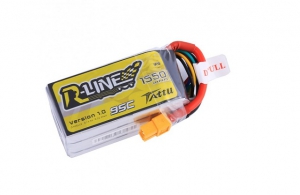 TATTU Li-pol 14.8V 1550mAh, 95C,4s1p R-Line, XT60