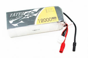 TATTU Li-pol 22.2V 12000mAh, 15C, 6s1p, AS150