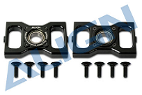 Align Блоки подшипников осн.вала, черные, CNC,T-Rex 600N