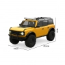 Радиоуправляемая модель для трофи-рейдов HB Beluga (32 см, 4WD, 1:16, цвет желтый) - HB-R1601
