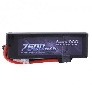 Аккумулятор Li-Po - 7.4В 7600мАч 2S2P 50C TRX Plug