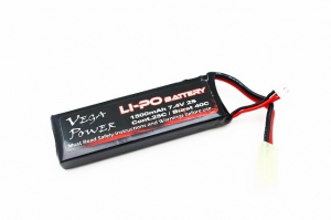 Himoto Li-pol 7.4V 1500mAh, 25C, 2s1p, MiniTamiya
