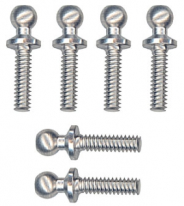 Associated Ballstud, .400", silver