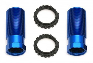 Associated Корпус амортизатора 13mm Shock Body, 26mm, blue (2шт)