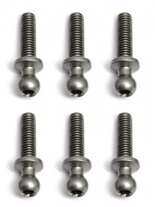 Associated Стойки шаровые 10mm (6шт)