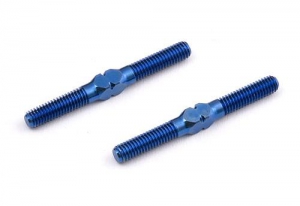 Associated Тяги регулируемые - Blue Titanium 1.125"/29мм (Blue/ 2шт)