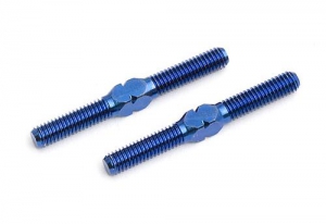 Associated Тяги регулируемые - Blue Titanium, 1.00"/25.5mm (2шт)