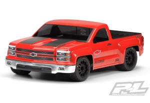 Кузов шорткорс 1/10 - Chevy Silveradoa (Slash, XXX-SCT, Ten-SCTE, 22SCT, SCT410) некрашенный