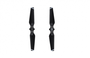 DJI Пропеллеры 4730S черные, белые полосы для SPARK