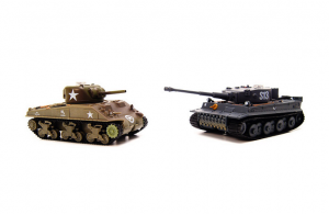 VSTank Танки для ИК боев GermanTiger I + US M4 Sherman