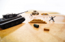 VSTank Танки для ИК боев GermanTiger I + US M4 Sherman