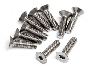 HPI Винты - TITANIUM FLAT HEAD M5x20mm (10шт)