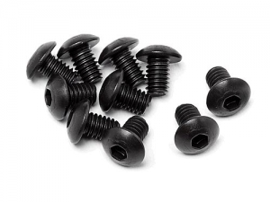HPI Винты BUTTON HEAD M4x6mm (HEX SOCKET/10шт)