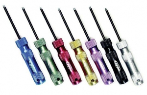 Набор Hex отверток ( 0.05", 1/16", 1.5mm, 5/64", 3/32", 2.5mm, 3mm) - 7шт