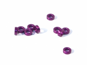 HPI Шайба ALUMINIUM 3x6x2.0MM (PURPLE/10шт)