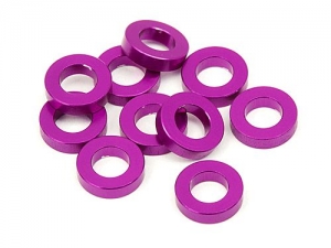 HPI Шайбы регулировочные Алюм. 3x6x1.5мм (PURPLE/10 шт)