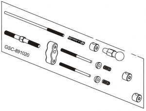 GS Racing Throttle Rod Set