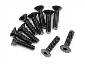 HPI Винты FLAT HEAD M2.5x10mm (HEX SOCKET/10шт)