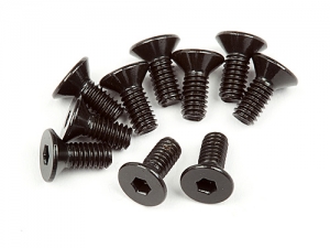 HPI Винты FLAT HEAD M2.5x6mm (HEX SOCKET/10шт)