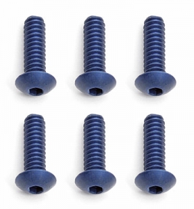 Associated Винт FT 4-40 X 3/8" blue aluminum (6шт)