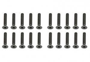 Associated Винт потайной M3x16мм Flat Head Hex (20ШТ)