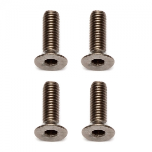 Associated Винт потайной Титановый - Ti Screws, 3x10мм FHCS