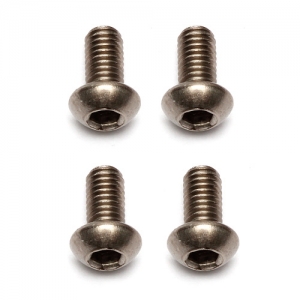 Associated Винт Титановый - Ti Screws, 3x6мм BHCS (4шт)