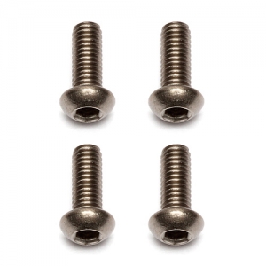 Associated Винт Титановый - Ti Screws, 3x8мм BHCS