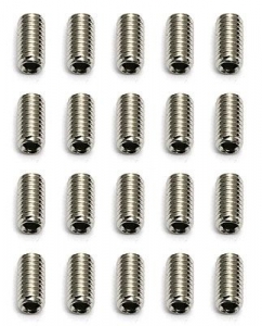 Associated Винт установочный - M4x8mm Set Screws (20ШТ)