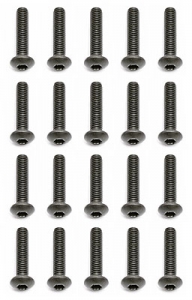 Associated Винты - M3x14mm Button Head Hex (20шт)