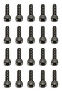Associated Винты 3x10mm SHCS (hex/ CAP) 20шт