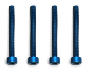 Associated Винты M3x27 SHCS, aluminum (4шт)