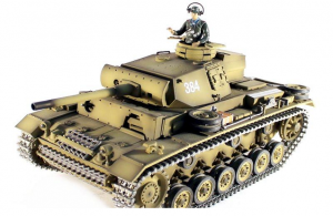 Радиоуправляемый танк Taigen 1:16 Panzerkampfwagen III HC 2.4 Ghz (ИК) TG3848-1HC-IR