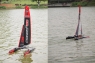 Force2 65 Twin hull 660mm sailboat 2.4GHz RTR JS8806