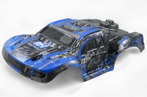 D2913 Кузов синий шорт-корс для Remo Hobby EX3 1/10