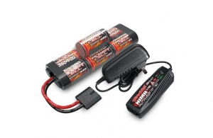 Аккумулятор + зарядное устройство TRAXXAS 8.4V 3000mAh NiMH TRX Plug + Fast Charger 2-amp