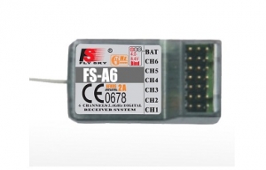 6-ти канальный приемник FlySky А6 2.4гГц (для i4, i6, i10)