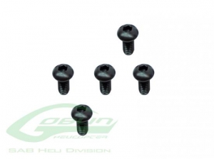 HC005-S Болт под шестигранник с круглой шляпкой М2*5 (8 шт)