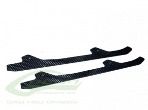 H0385-S Карбоновые шасси Goblin 570 / Goblin 500 (апгрейд) - желтые / белые