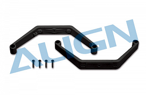 Align Стойки посадочных шасси,черные, T-Rex 450 Sport V2