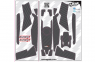 Upgrade R/C Наклейки на Blade 350 QX CARBON BLACK