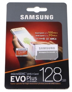 Карта памяти microSDXC 128Гб