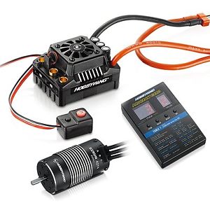 Бесколлекторная сенсорная система Ezrun COMBO MAX8 TRX PLUG для моделей масштаба 1:8