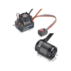 Бессенсорная бесколлекторная система Ezrun COMBO MAX10 3652SL 5400KV для масштаба 1:10