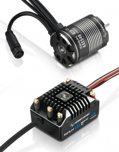 Бесколлекторная сенсорная система Xerun COMBO AXE 540 1200KV FOC­ для краулеров масштаба 1:10