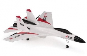 Р/У самолет XK Innovation SU27 340мм EPP 2.4G 3-ch LiPo RTF (белый)